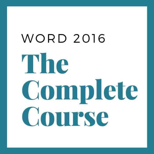 Word 2016-Khóa học hoàn chỉnh cho người mới bắt đầu