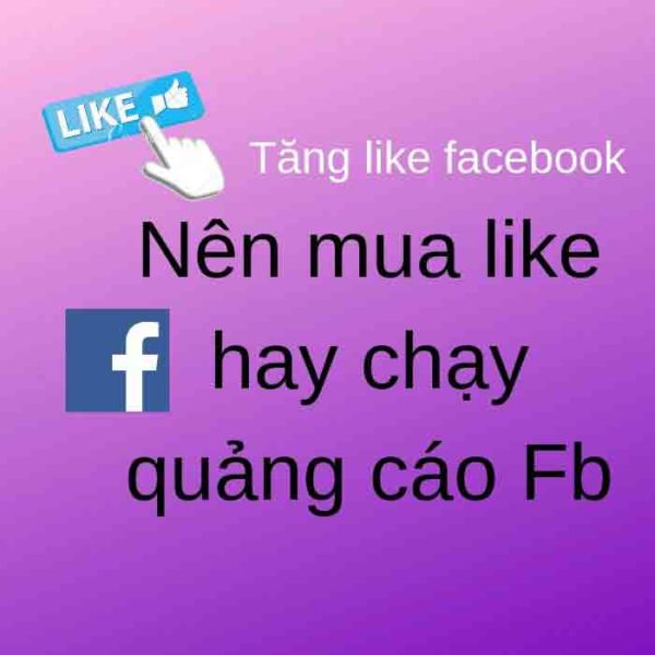 tăng like facebook