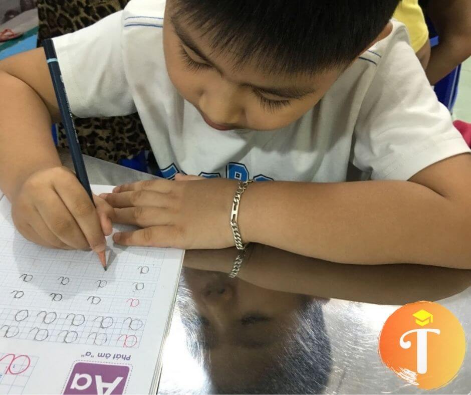 luyện chữ cho trẻ ở Đà Nẵng