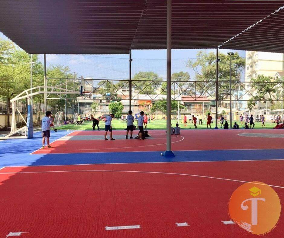 sân tập bóng rổ công nghệ tại Đà Nẵng