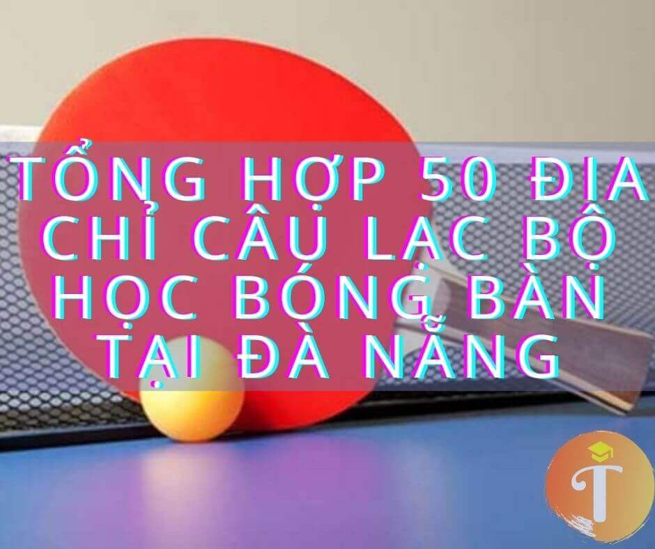 Tổng hợp 50 địa chỉ câu lạc bộ học đánh bóng bàn tại Đà Nẵng