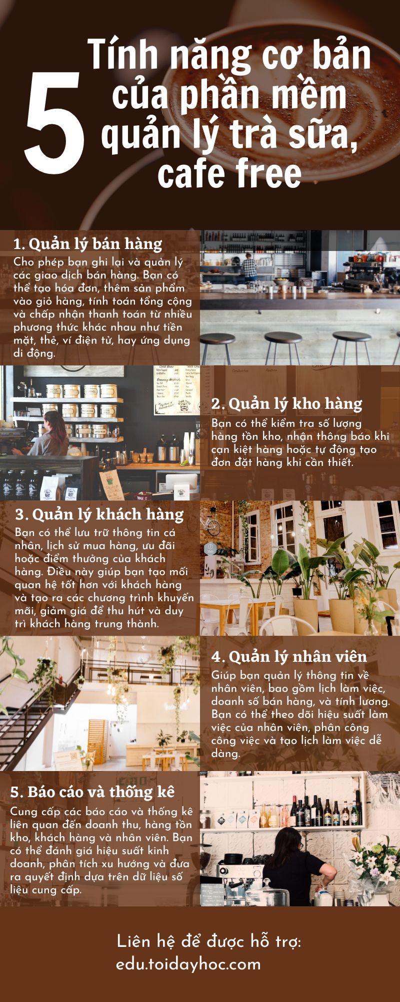 Danh sách 6 phần mềm quản lý quán trà sữa, cafe miễn phí