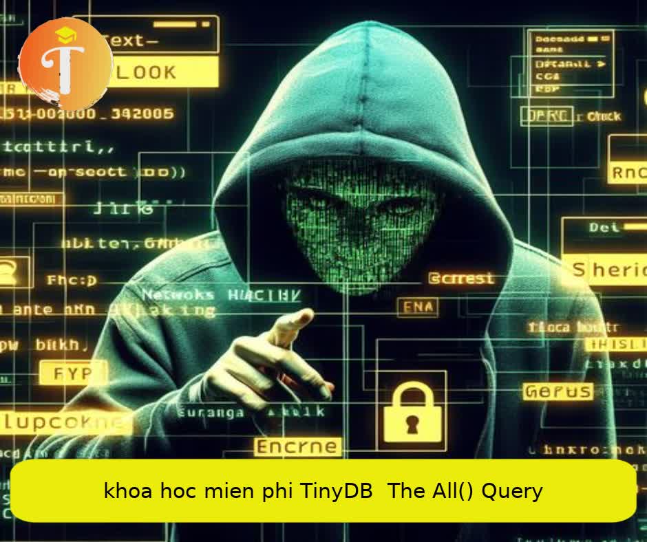Khóa học miễn phí TinyDB – The All() Query nhận dự án làm có lương